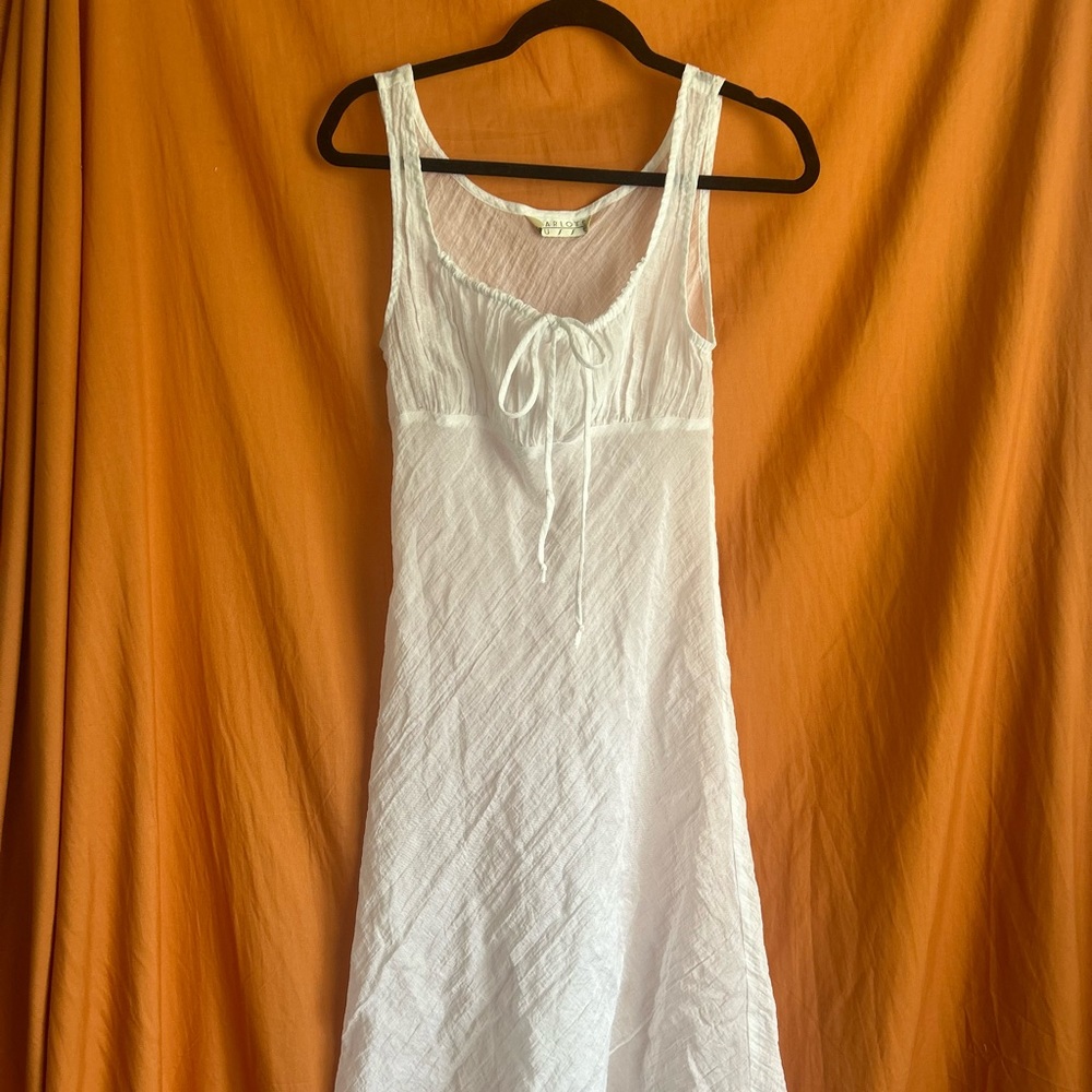 Vintage Translucent White Gown